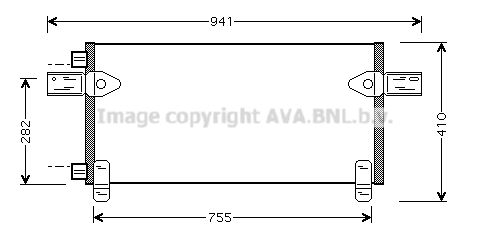 AVA QUALITY COOLING Kondensators, Gaisa kond. sistēma MNA5020